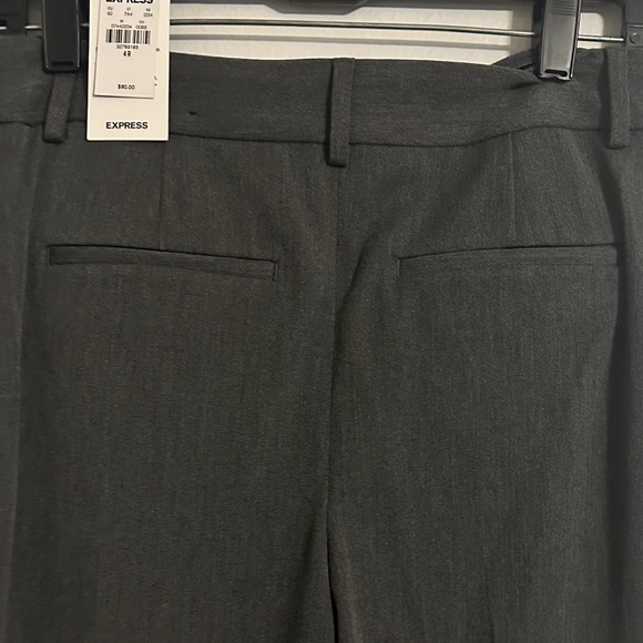 Elegant Dark Gray Women's Pants - Picture 5 of 6